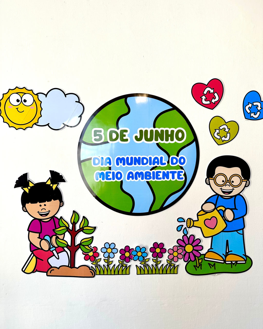 Painel para trabalhar o tema Dia Mundial do Meio Ambiente