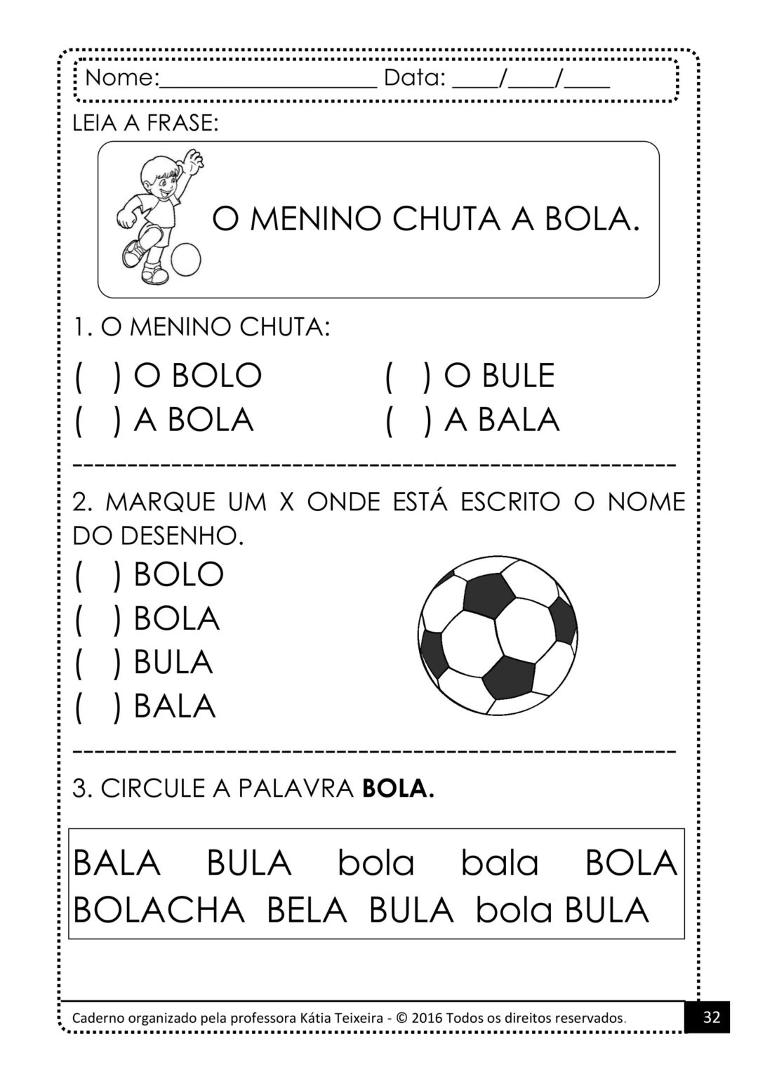 Pacote de Alfabetização Palavras Geradoras com 10 Apostilas - Imagem 3