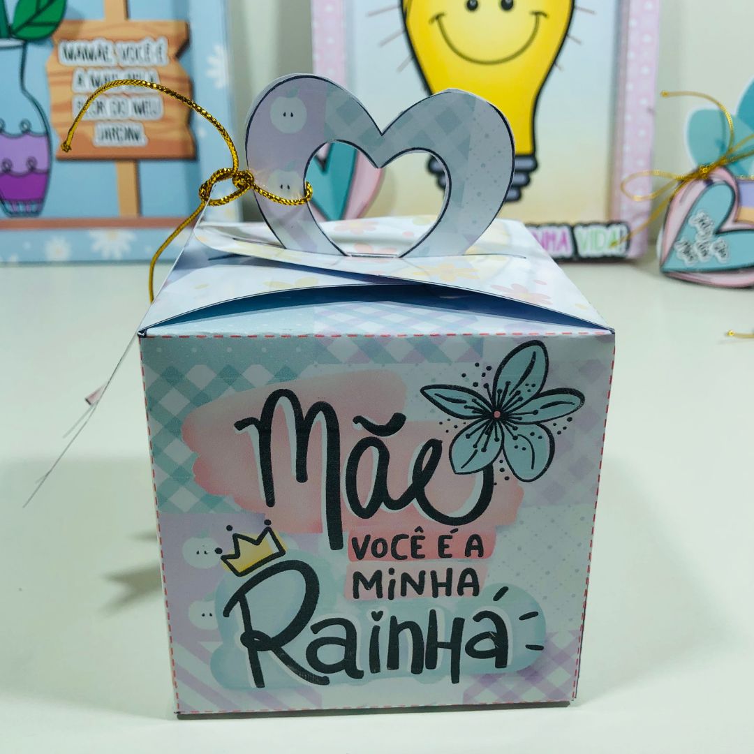 Caixinha Coração Lembrancinha Dia das Mães