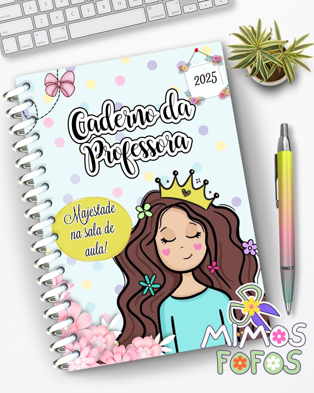 Planner  da Professora 2025: Majestade em Sala de Aula