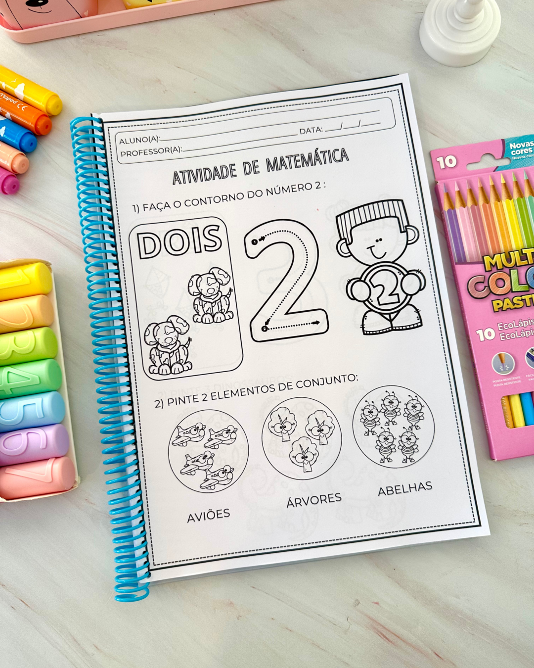 Apostila para trabalhar os numerais de 1 a 20 - Imagem 9
