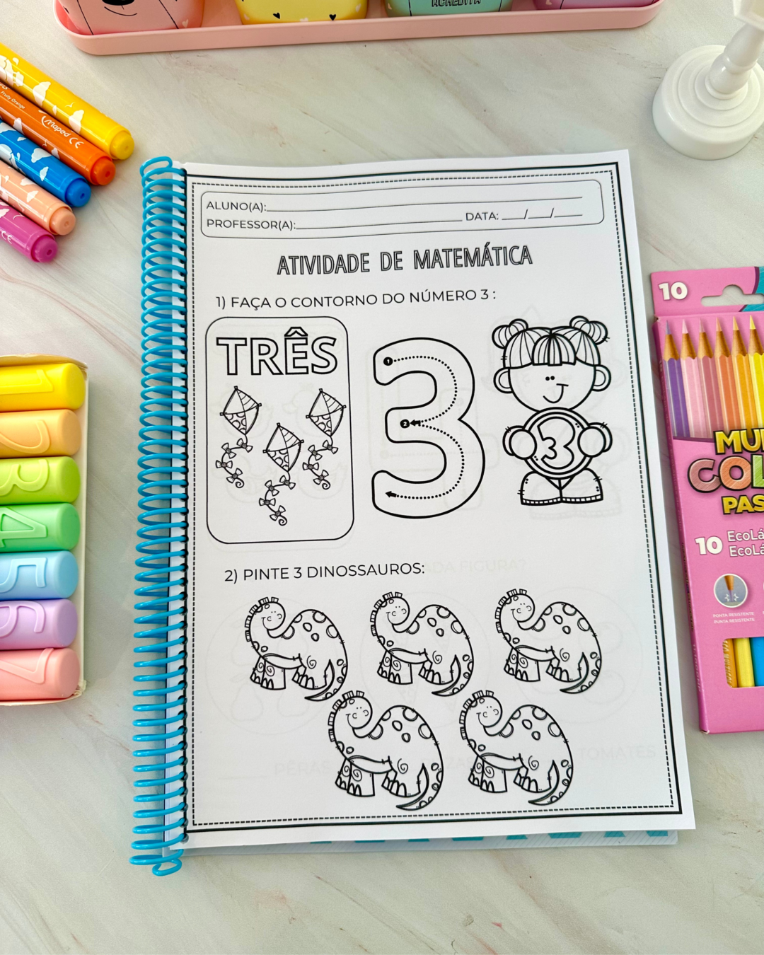 Apostila para trabalhar os numerais de 1 a 20 - Imagem 7