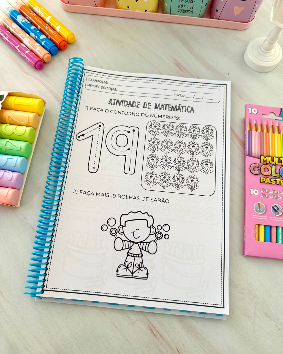 Apostila para trabalhar os numerais de 1 a 20 - Imagem 11