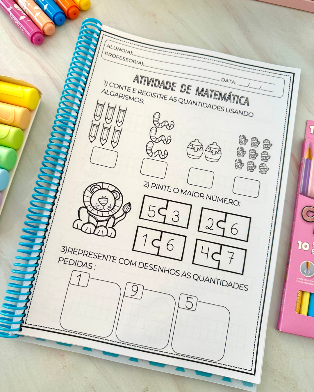 Apostila para trabalhar os numerais de 1 a 20 - Imagem 6