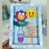 QUADRO COM MOLDURA DIA DAS MAES VOCÊ É A FLOR MAIS LINDA - Imagem 2