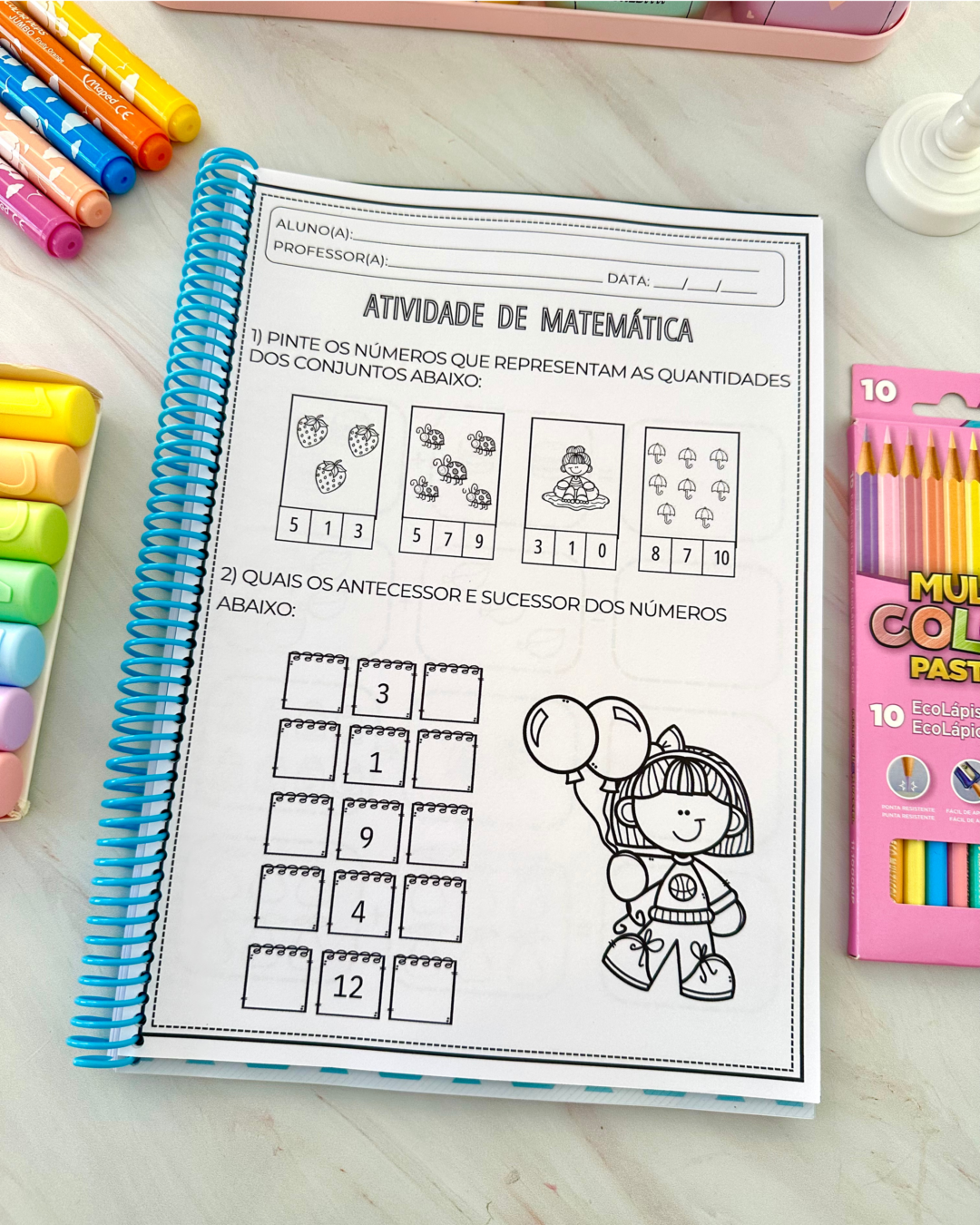 Apostila para trabalhar os numerais de 1 a 20 - Imagem 14