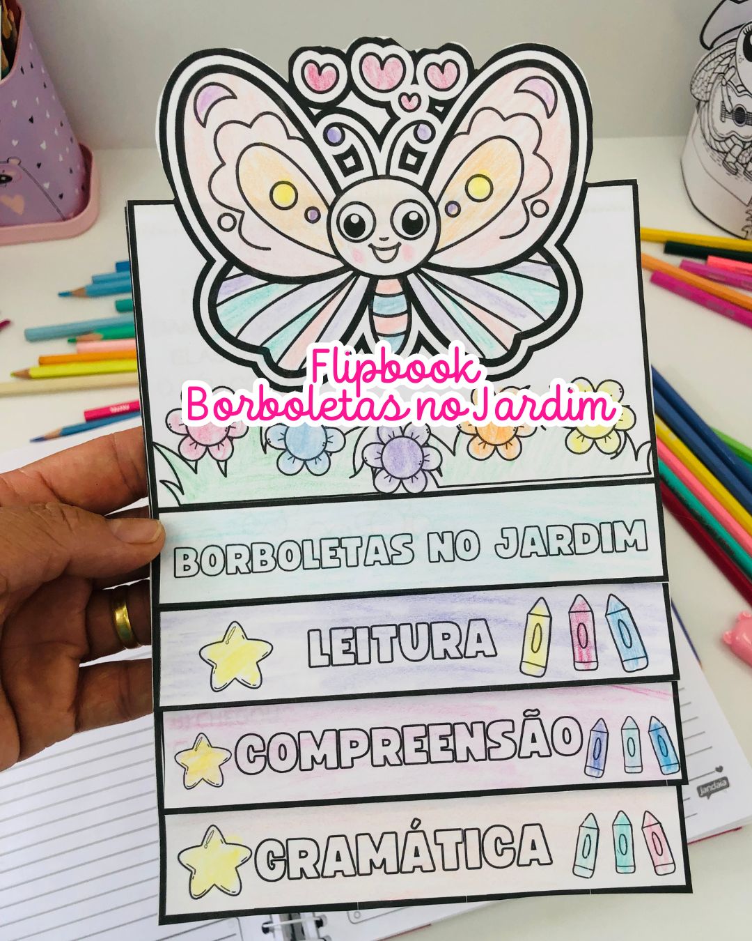 Flipbook leiturinha, compreensão e atividades de gramática 3º ano