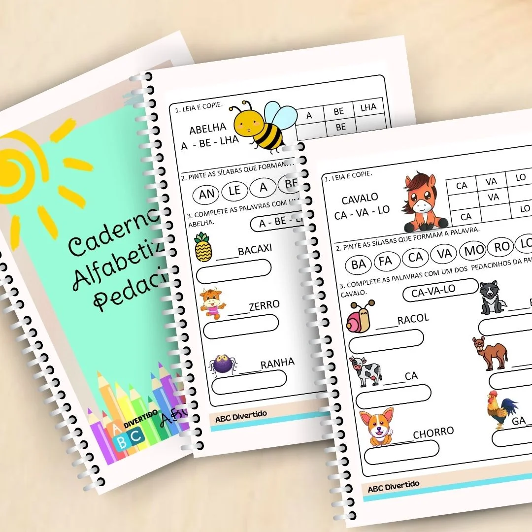Caderno de Atividades Descobrindo Pedacinhos