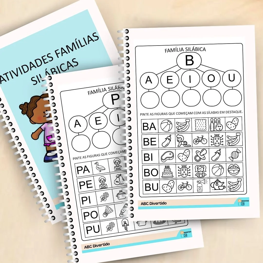 21 Atividades Identificando a Sílaba Inicial dos Desenhos