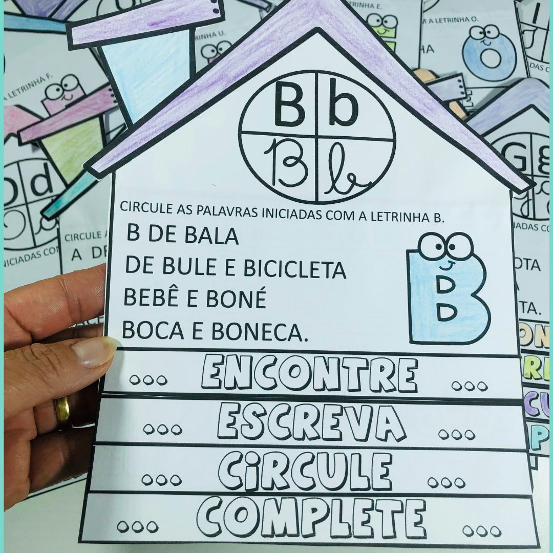 Flipbooks Todas as letras + Festa das Letras - 100 páginas