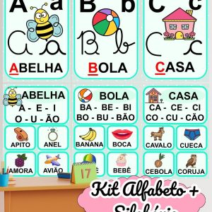 Kit Alfabeto + Silabário